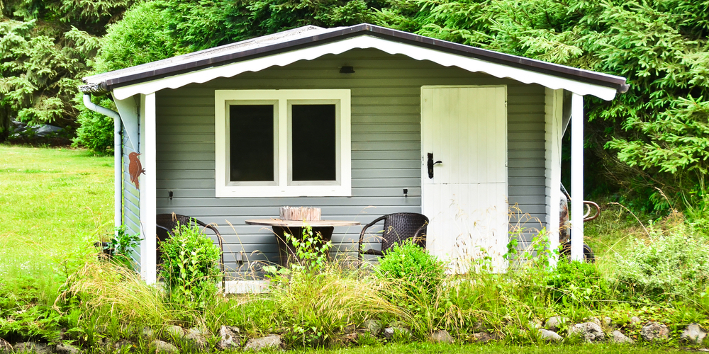 Jardin avec vis de fondation Weasyfix